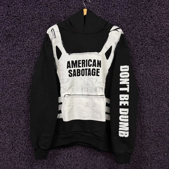 Asap Rocky x AWGE American Sabotage Rolling Loud hoodie size large - Picture 1 of 4